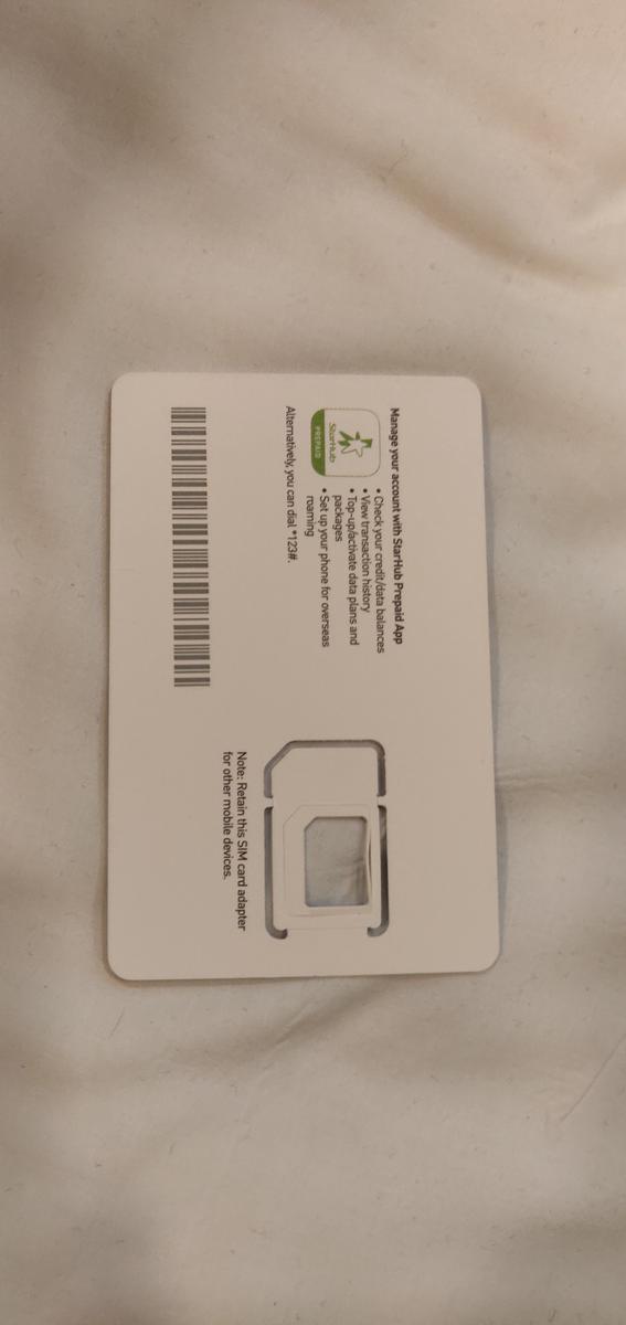 4G SIM Card for Airport Up) (SG Singapore Pick