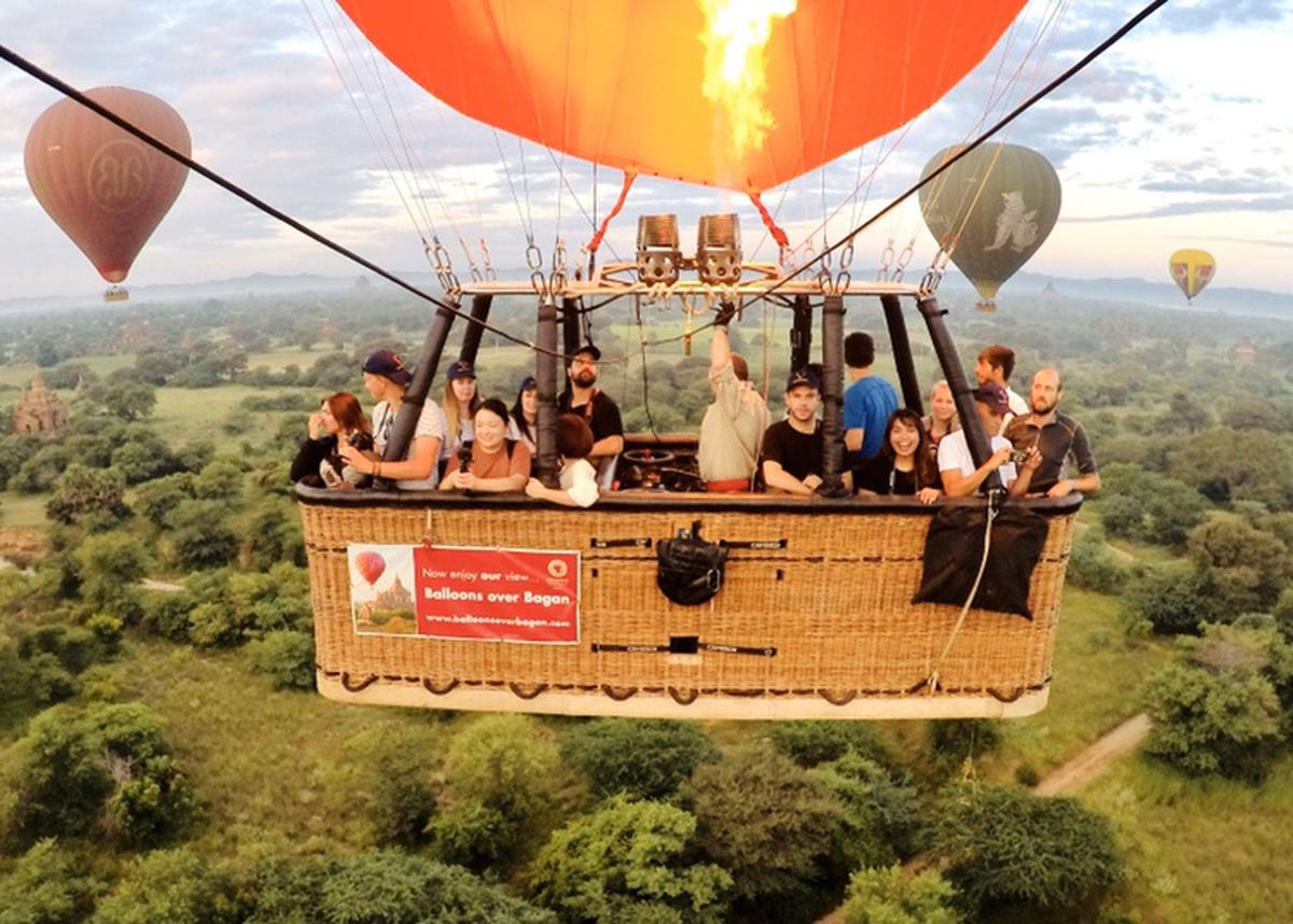 Bagan Hot Air Balloon Sunrise Experience Klook