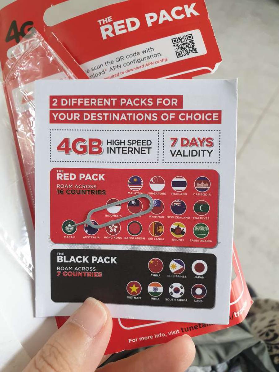 to Tune Pack 10% Talk Traveller Up AirAsia ... Red | 4G Off SIM