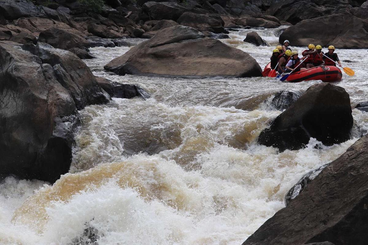 オーストラリア ケアンズ バロン川ラフティング