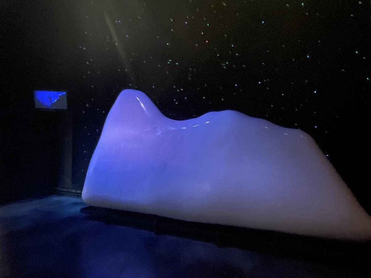 US オーランド タイタニック・アーティファクト展 氷山