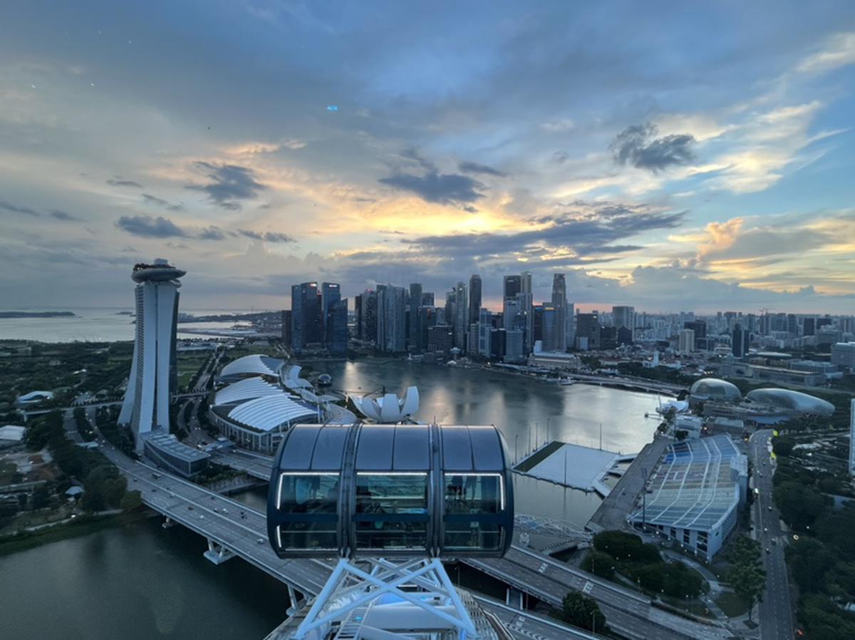 シンガポールフライヤー 見える景色