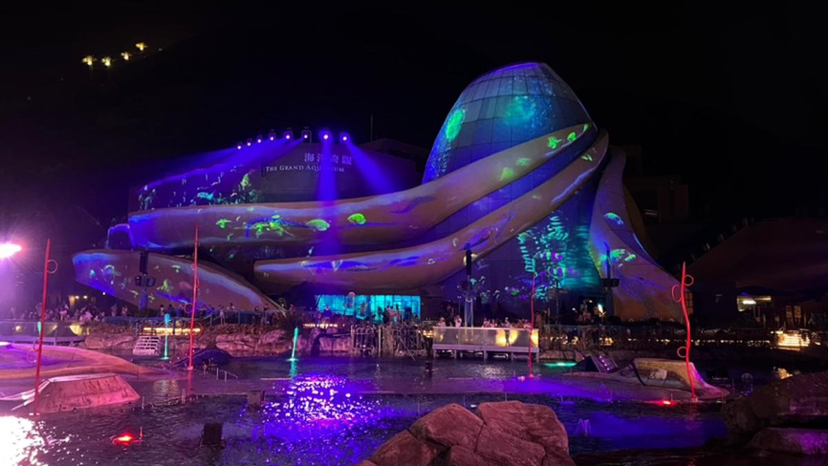 オーシャンパーク 夜景